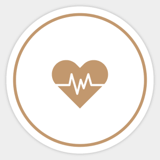 The Pulse of My Heart Sticker